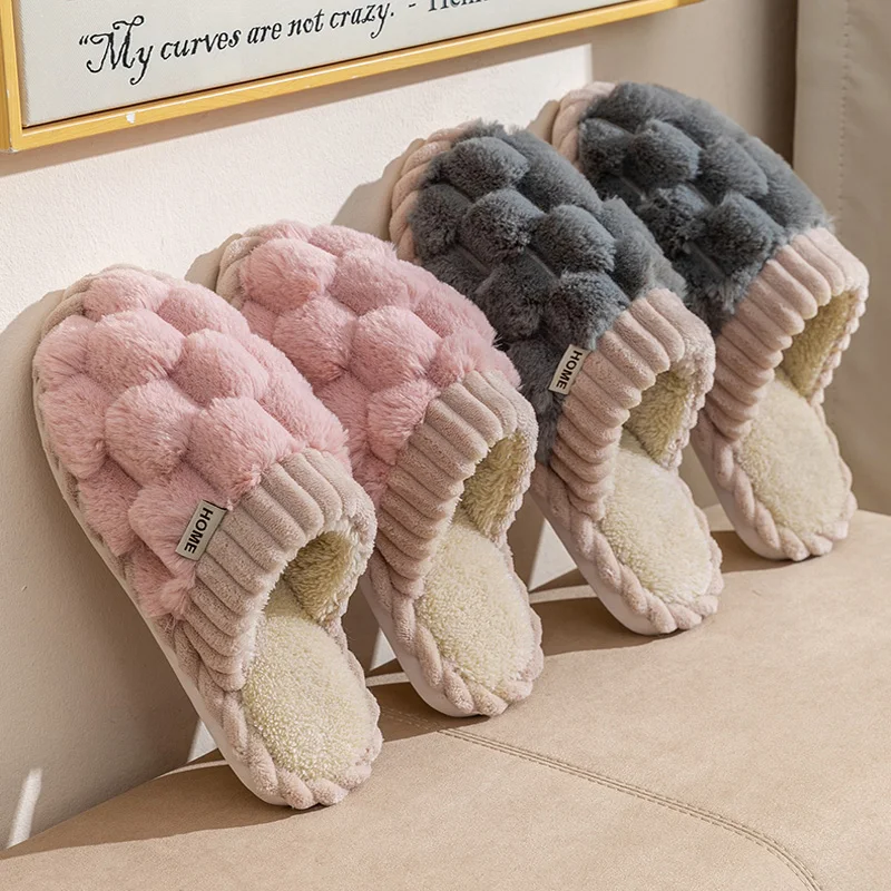 Mule Slip On - Fashion Couple Winter Toe Wrap Warm