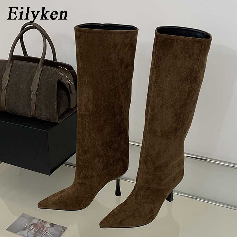 Eilyken Winter Retro Design Po - огляд і ціна Knee High Boots Women