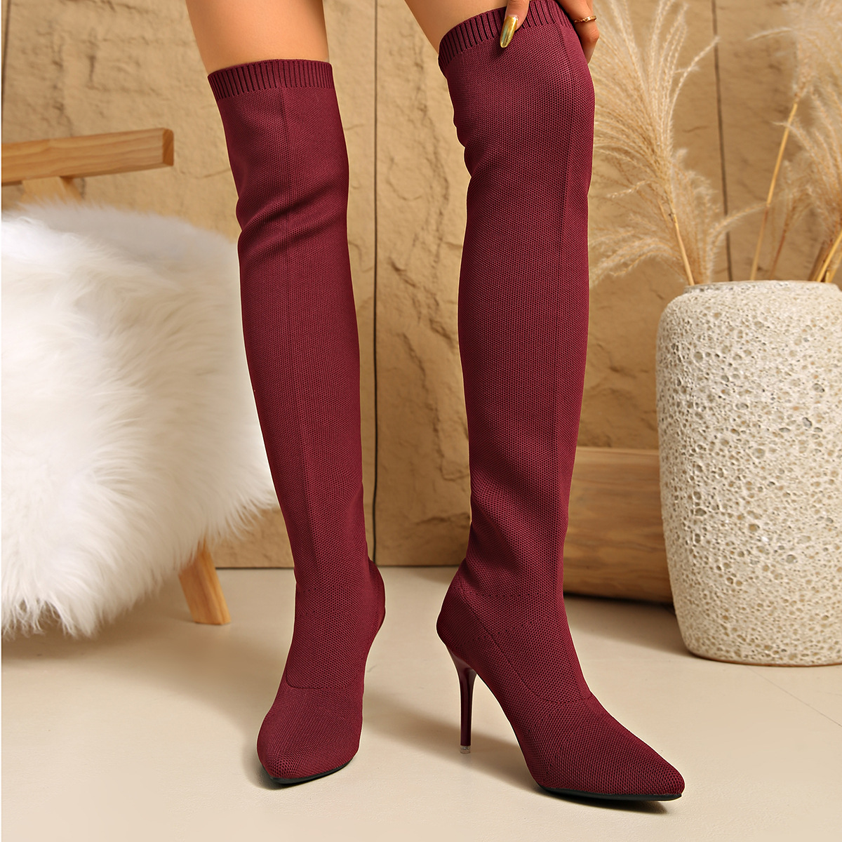 Over-the-knee Sock Boots Women - огляд і ціна Sock Boot Women