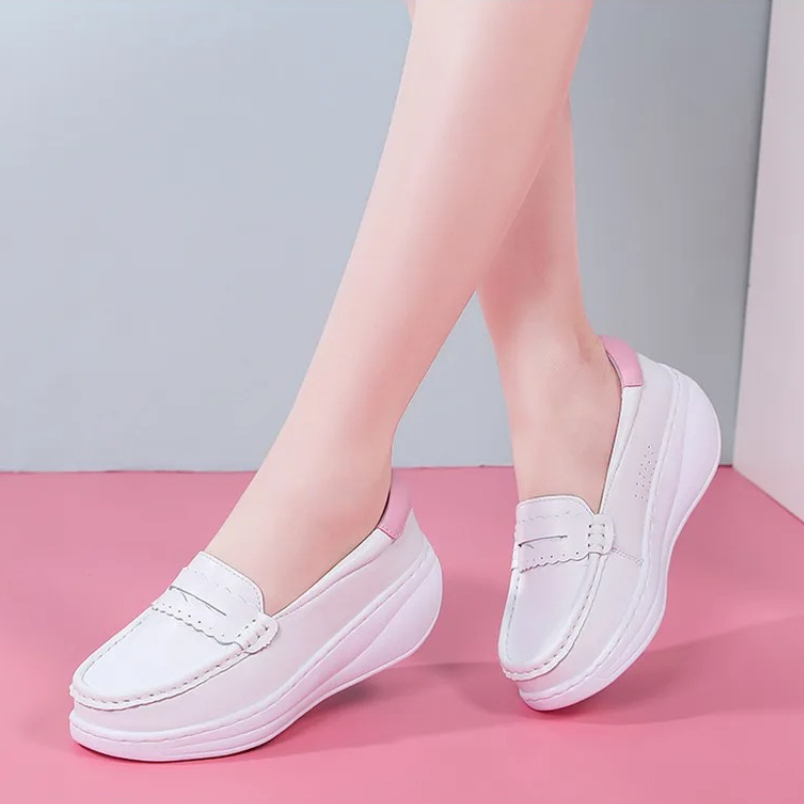 2025 White Pink Nurses Sneaker - огляд і ціна Women Shoes Tennis