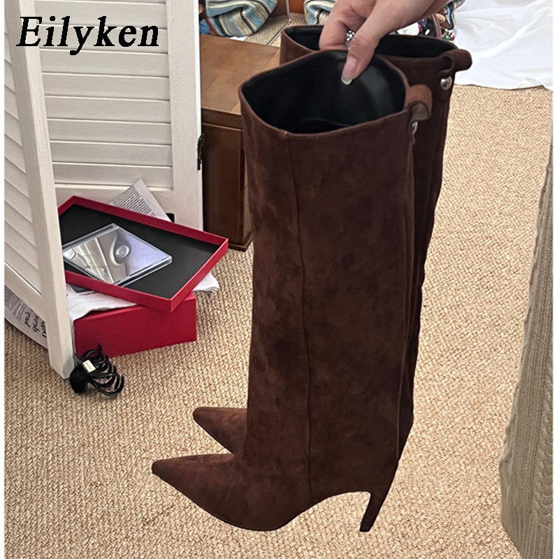 Eilyken Sexy Thin High Heels P - огляд і ціна Knee High Boots Women